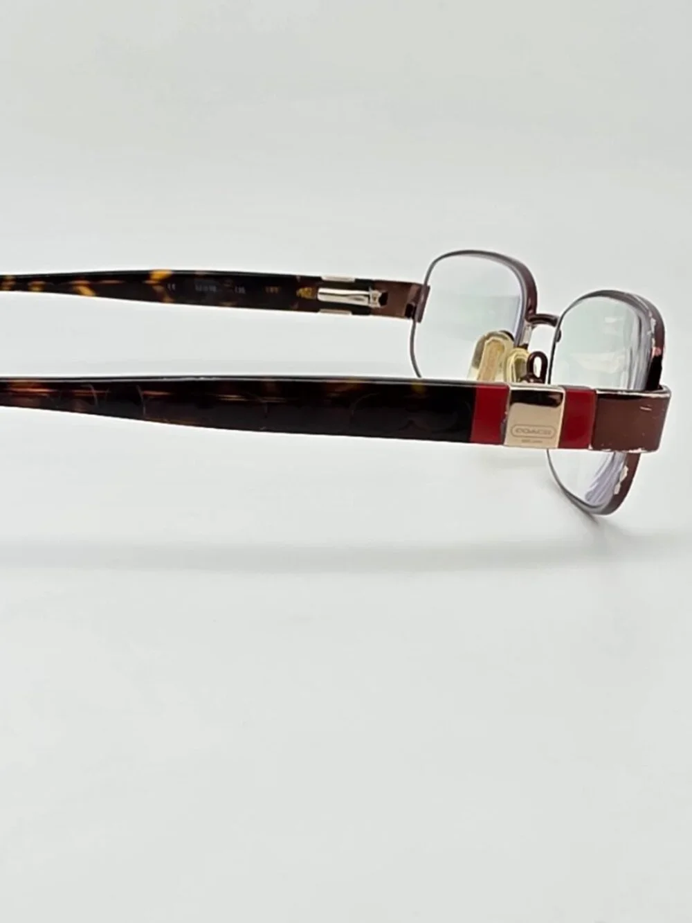 Coach Hope 213 Coffee Eyeglasses Frame w/ Flexhinge and Case 53-16-135